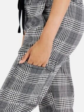 Black and White Checkered Pants